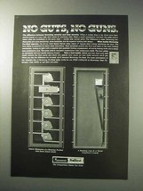 1986 Browning Pro-Steel Gun Safe Ad - No Guts, No Guns - $18.49