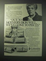 1986 Columbia Big Horn Vest Ad - Mother's Iron Will - $18.49