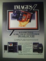 1986 Drakkar Noir Cologne Ad - JVC GR-C7 Camera - $18.49
