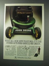 1986 John Deere Lawn Mower Ad - The Other Guys - £14.53 GBP