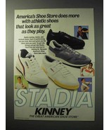 1986 Kinney Stadia Shoes Ad - Look Great As They Play - £14.78 GBP