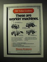 1986 Massey-Ferguson Tractor Ad - 1010 1020 1040 1030 - $18.49
