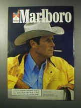 1986 Marlboro Cigarettes Ad - Marlboro Man, Cowboy - NICE - £14.48 GBP