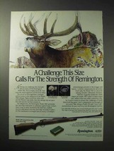 1986 Remington Model 700 Long Action BDL Rifle Ad - $18.49