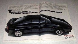 1986 Toyota Celica GT Car Ad - Air Conditioned Outside - $18.49