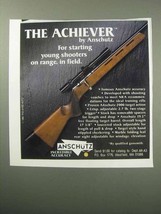 1987 Anschutz Achiever Rifle Ad - £14.45 GBP