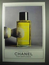 1987 Chanel A Gentleman&#39;s After Shave Ad - £14.90 GBP