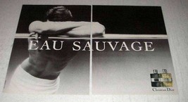 1987 Christian Dior Eau Sauvage Cologne Ad - £14.78 GBP
