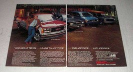 1987 GMC Ad - Safari Van, S-15 Jimmy, Sierra Pickup - £14.54 GBP