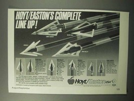 1987 Hoyt / Easton Archery Ad - Chuck-It, Black Hole - £14.54 GBP