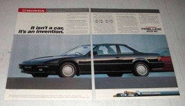 1987 Honda Prelude 2.0i-16 Car Ad - It&#39;s an Invention - $18.49