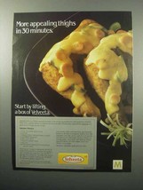 1987 Kraft Velveeta Cheese Ad - Appealing Thighs - $18.49