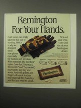 1987 Remington Extreme Weather Glove Ad - For Hands - $18.49