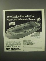 1987 Sea Eagle 8H Boat Ad - The Quality Alternative - $18.49
