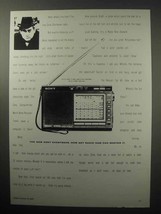 1987 Sony ICF 7600DA Shortwave Radio Ad - £14.74 GBP