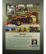 1987 Suzuki Quadrunner 4WD ATV - Getting Away - £14.78 GBP