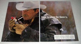 1988 Marlboro Cigarettes Ad - Come To Where Flavor Is - £13.82 GBP