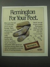 1988 Remington Wader Socks Ad - For Your Feet - $18.49