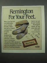 1988 Remington Wader Socks Ad - For Your Feet - £14.23 GBP