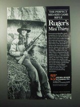 1988 Ruger Mini Thirty Rifle Ad - Perfect Mid-Size Game - $18.49