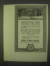 1922 Binney &amp; Smith Crayola Crayons Ad - Satisfaction - £14.50 GBP