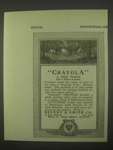 1922 Binney & Smith Crayola Crayons Ad - Quick Medium - $18.49