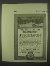1922 Binney & Smith Crayola Crayons Ad - Shop Problems - $18.49