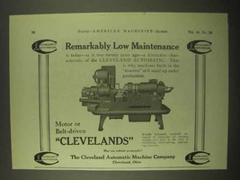 1922 Cleveland Automatic Machine Company Ad - £14.60 GBP