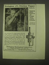 1922 Errington Auto Reverse Friction Tapper Style C Ad - £14.65 GBP