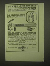 1922 Vaughan &amp; Bushnell Uncle Sam Hammers Ad - £14.50 GBP