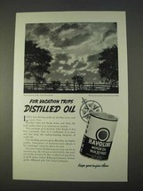 1937 Texaco Havoline Motor Oil Ad - For Vacation Trips - £14.56 GBP