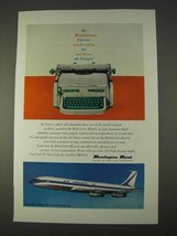 1959 Remington Electric Typewriter Ad - Air France - $18.49