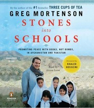 Stones into Schools Promoting Peace with Books 10 CD Audiobook Gregg Mor... - $55.43 MXN
