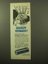 1964 Alka-Seltzer Ad - Squeezy Stomach - $18.49