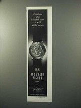 1964 Audemars Piguet Skeleton Wrist Watch Ad - £14.46 GBP