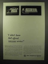 1964 Bell Call Director Phone Ad - Intercom Service! - $18.49