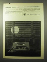 1964 Bell Data-Phone Service Ad - Works At Night - £14.50 GBP