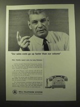 1964 Bell Telephone Ad - Costs Go Up Faster Than Volume - £14.61 GBP