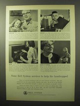 1964 Bell Telephone Ad - Help The Handicapped - £14.45 GBP