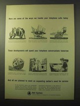 1964 Bell Telephone Ad - Ways We Handle Today - £14.45 GBP