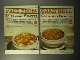 1964 Campbell&#39;s Soup Ad - Noodles &amp; Ground Beef - £14.53 GBP