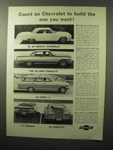 1964 Chevy Ad - Impala, Malibu, Nova, Corvette + - £14.62 GBP