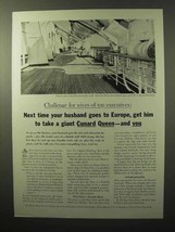 1964 Cunard Queen Elizabeth Cruise Ad - Next Time - $18.49