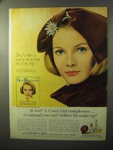 1964 Cover Girl Makeup Ad - Complexion So Natural - $18.49