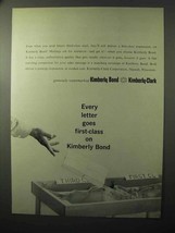 1964 Kimberly-Clark Kimberly Bond Paper Ad - $18.49