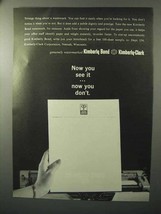 1964 Kimberly-Clark Kimberly Bond Paper Ad - See It - £14.48 GBP