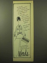 1964 Lord &amp; Taylor Weeds Fashion Ad - For the Girls - £14.50 GBP
