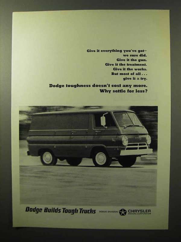 1964 Dodge Van Ad - Give It Everything You've Got - $18.49