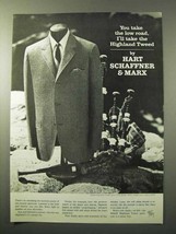 1964 Hart Schaffner &amp; Marx Highland Tweed Ad - Low Road - £14.49 GBP