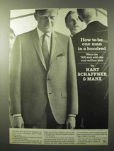 1964 Hart Schaffner &amp; Marx HSM 100 Suit Ad - How To Be - £14.49 GBP